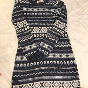 Abercrombie fair isle sweater dress